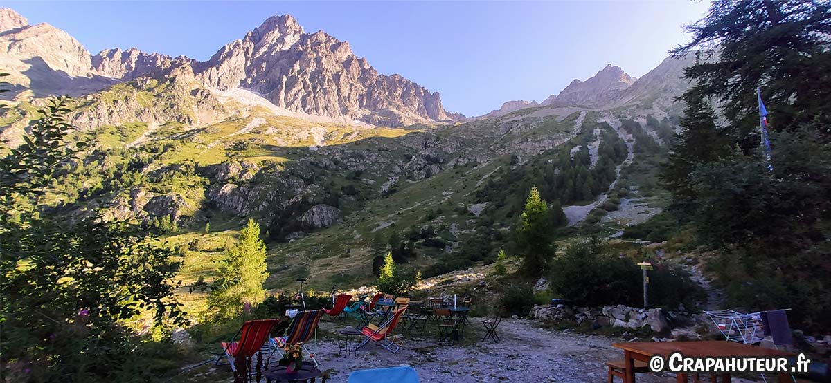 GR54 Etape 1, refuge des Souffles